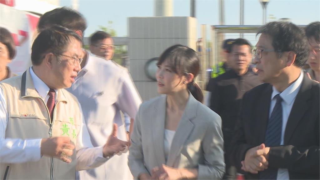 卓揆視察七股漁電共生案場  發言人李慧芝初登板