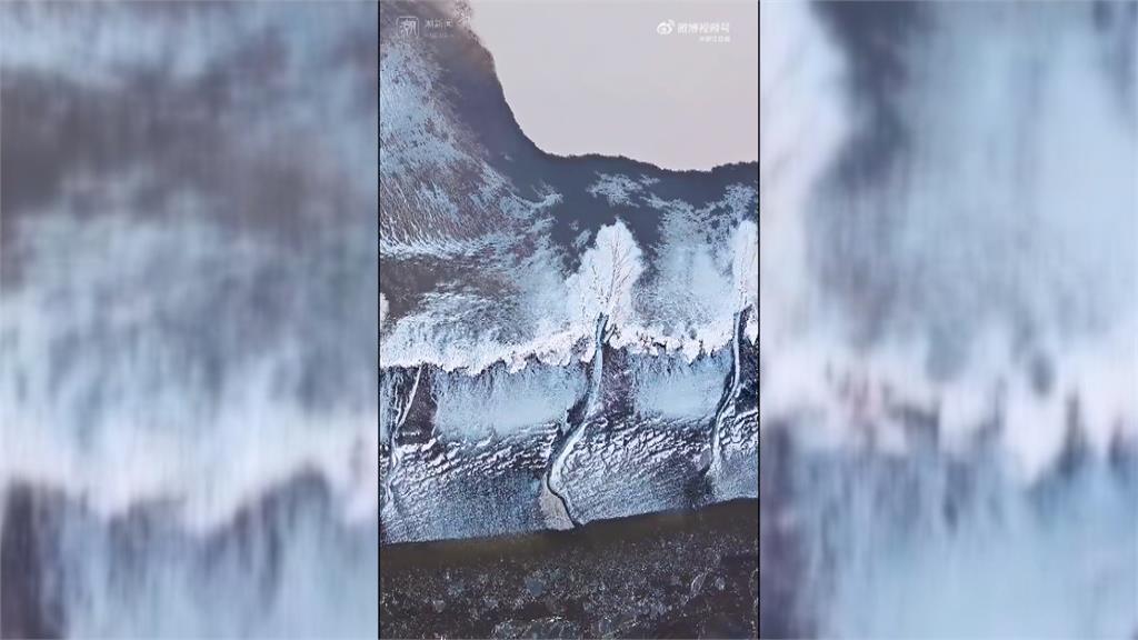 中國超強寒流! 錢塘江冰封凍結 山東威海三天三夜暴雪