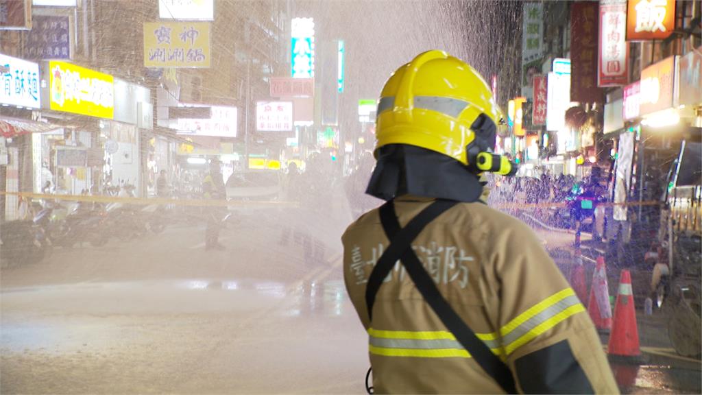 台北延三夜市瓦斯外洩！　疑地震釀管線破裂　攤商急停業