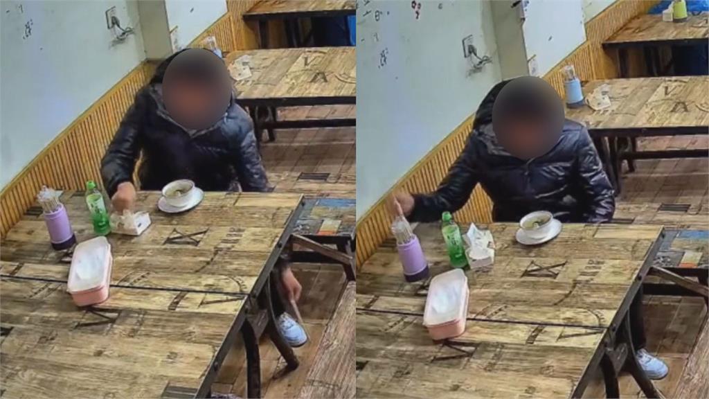 超沒品！男子在小吃店用餐「1口就換一雙筷子」　畫面曝光網怒：太低級