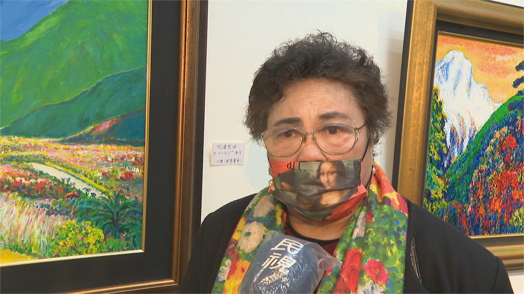 陳錦芳高齡87歲　返台開畫展、首次NFT作品上架