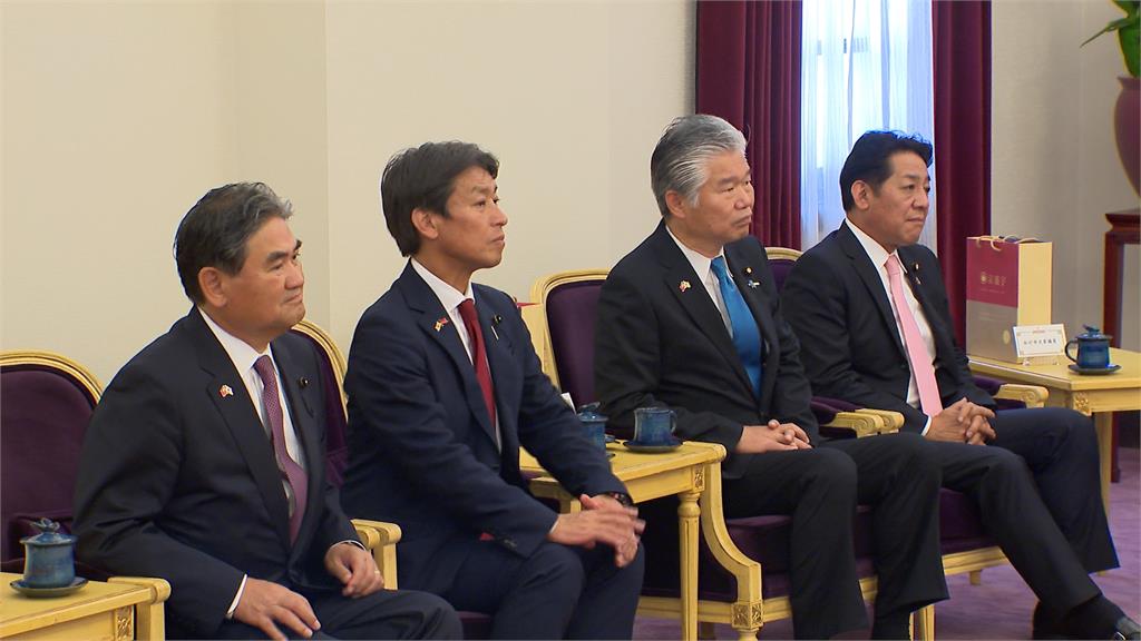 熊本訪問團會見賴清德 日議員喊:祝總統大選旗開得勝