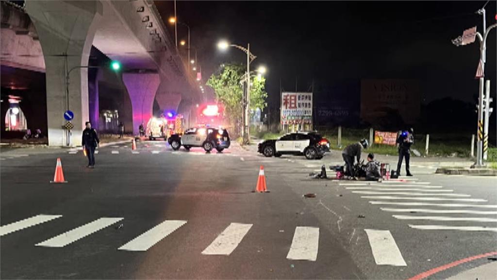 轎車變火球!撞機車再撞橋墩 駕駛「驚人傷勢」曝光