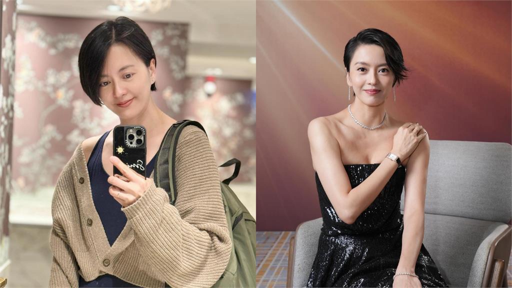 短髮正妹「素顏大嗑4大蛋糕」竟是梁詠琪!50歲「私下狀態超猛」全網看呆