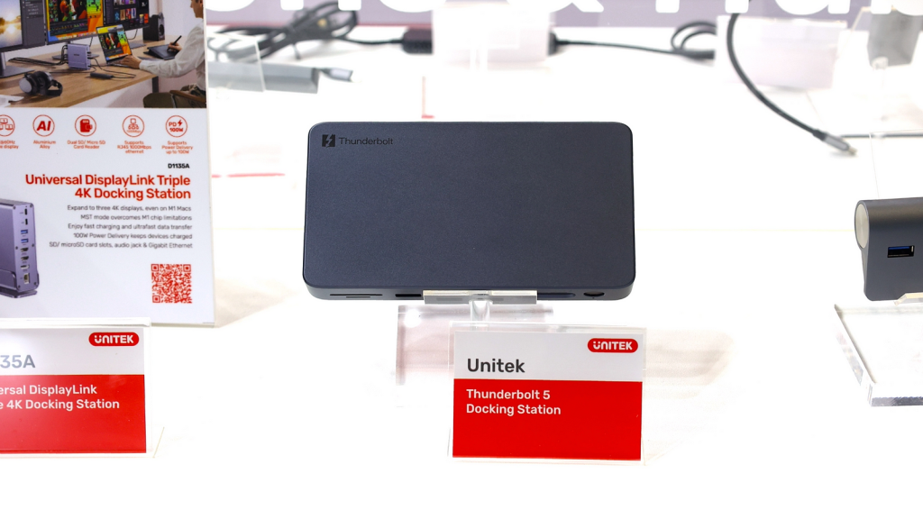我想帶走這幾樣……COMPUTEX 2025 Unitek 首度亮相 Thunderbolt 5 Dock