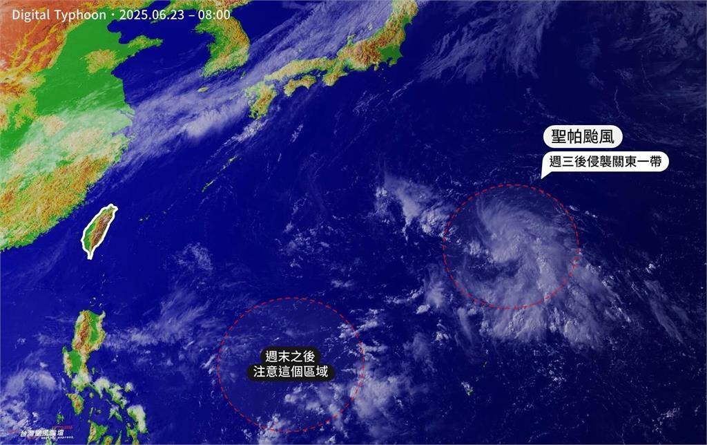 一堆人不知道!預報圖墨綠色圓圈「不是颱風變大」…氣象粉專揭真相