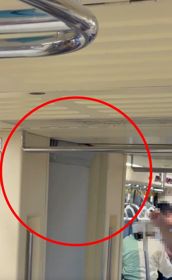 快新聞／大雷雨猛灌雙北！北捷車廂「下小雨」、樓梯成瀑布　驚人畫面曝