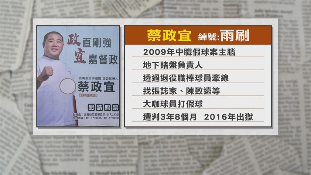 假球案主謀「雨刷」參選議員！小商人分析當選機率嘆：1惡夢恐成真