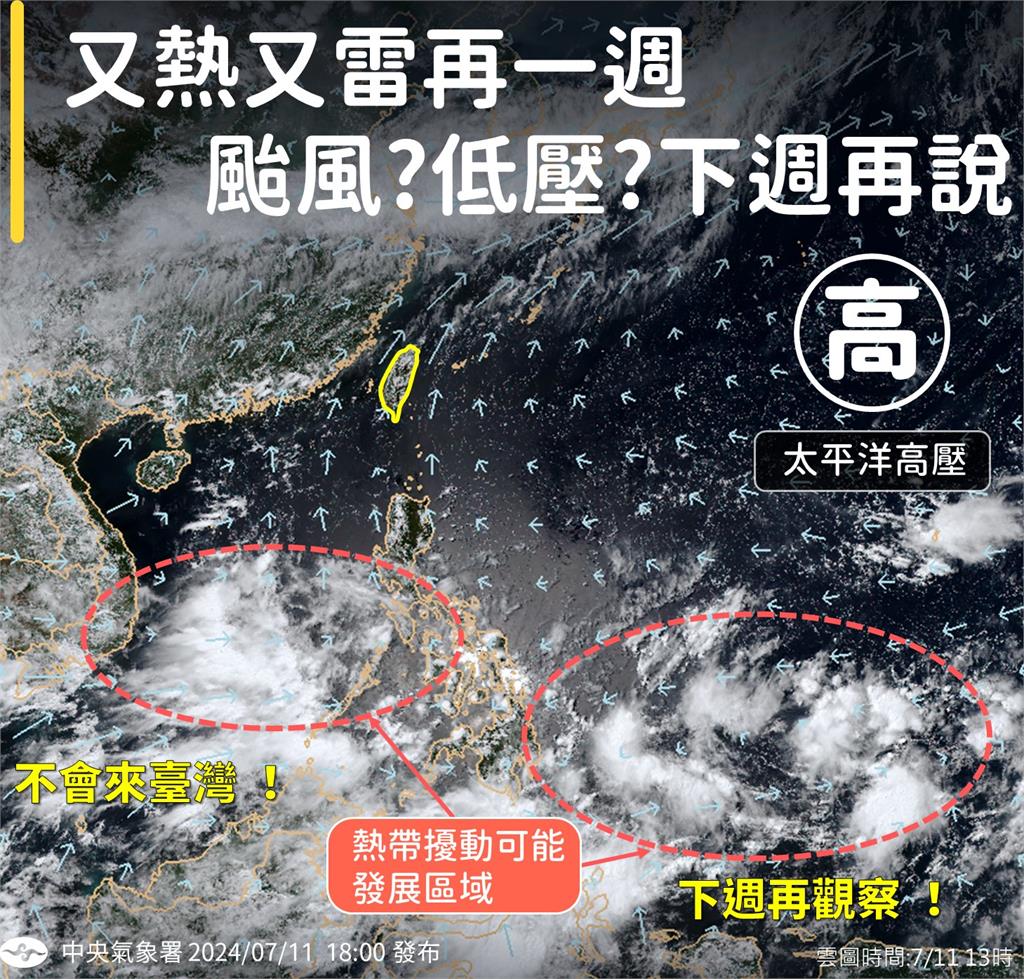 熱炸...38度極端高溫恐出現!進入颱風季活躍期 林嘉愷曝下週成颱機率