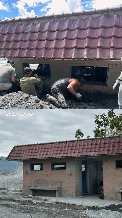 40萬鏟子超人大軍「八門遁甲」全開! 秀超強清淤前後比對圖40萬鏟子超人大軍「八