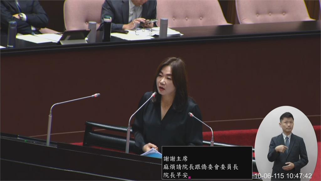 快新聞／馬文君質詢大跳針了！卓榮泰、顧立雄超傻眼