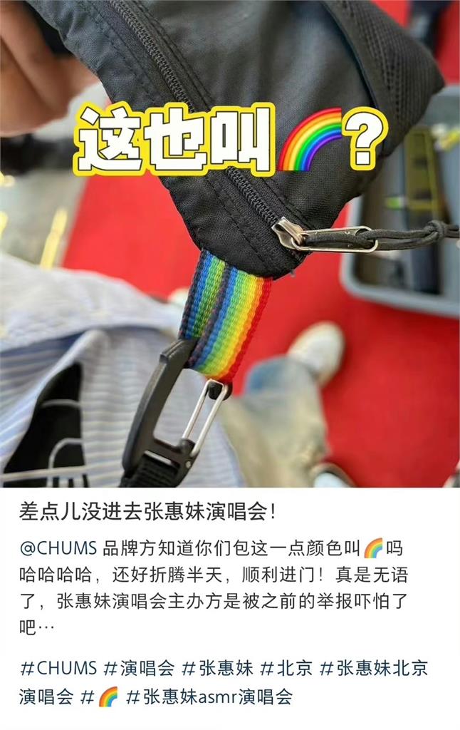 張惠妹北京演唱會禁唱〈彩虹〉!粉絲應援「七彩元素被消失」遭要求當場換衣