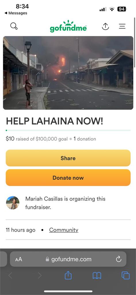 「捐10美元換裸照」！超辣正妹出奇招助夏威夷災民慘遭「平台下架」