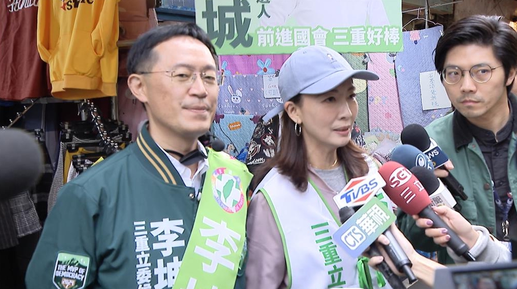 掃街拜票人氣破表！郭昱晴堅定喊話：台灣人一定更要為自己加油