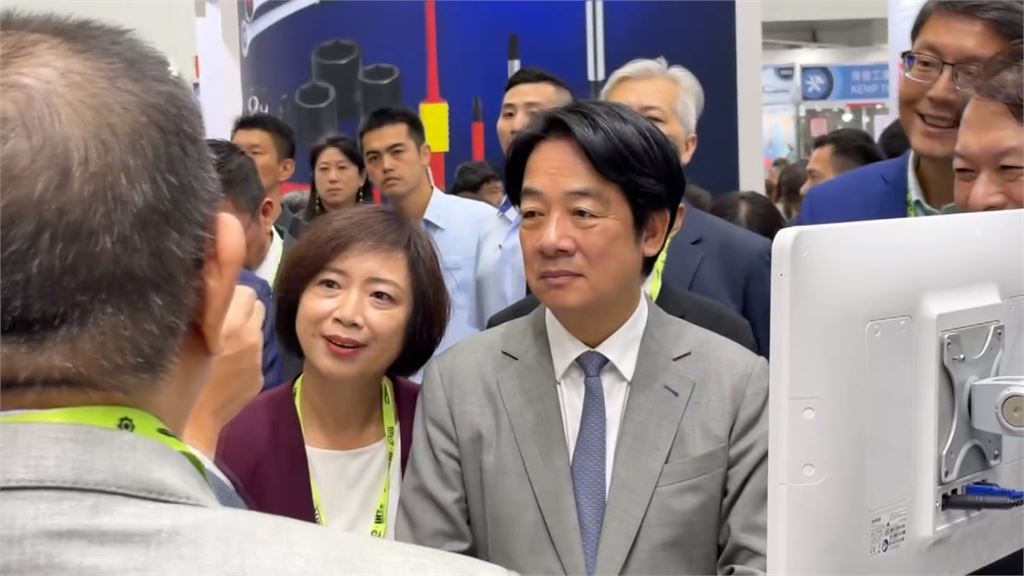賴總統出席台中五金工業展　何欣純要到60億中央補助！