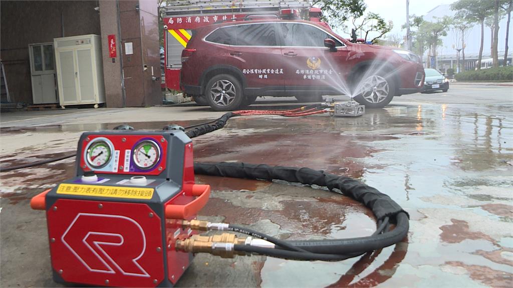 針對「電動車電池」滅火　北市消防局引進秘密武器