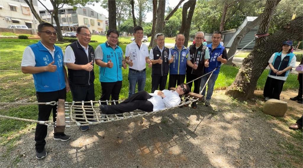 全國最多座吊床! 台中后里森林公園"搖籃遊戲場"啟用