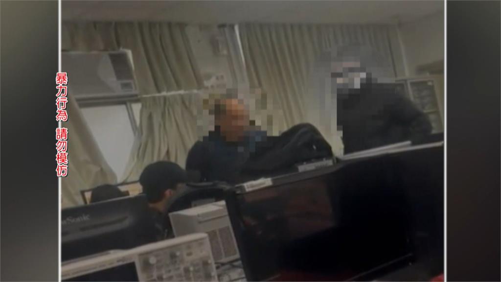 影/北部某科大生不滿被勸上課勿飲食 下秒揍飛老師「眼鏡噴飛」