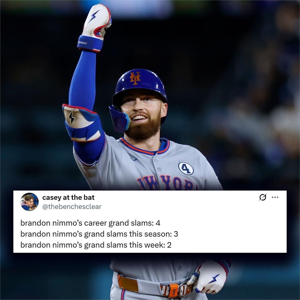 MLB(影)/打滿貫砲跟喝水一樣容易!尼莫4天內2發滿貫砲 本季個人第3發