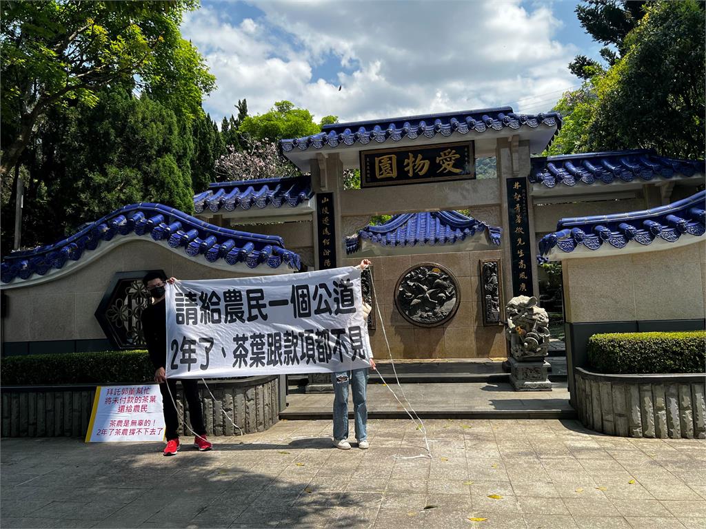 快新聞/向郭台銘討茶葉款項! 茶農墓園下跪:郭董救救茶農