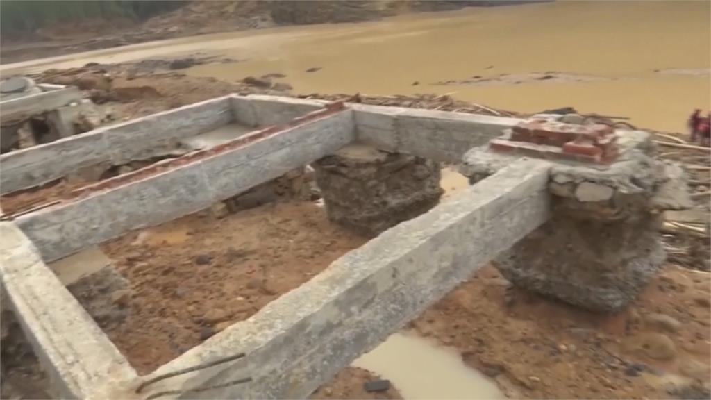 梅莎颱風釀中國廣西水庫潰堤　養豬場被淹沒　大量死豬浮水面