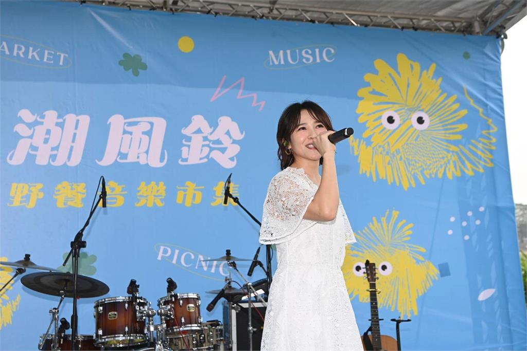 「潮風鈴•野餐音樂市集」浪漫登場吸引滿滿人潮 黃敏惠市長邀您在璀璨花海中感受春天