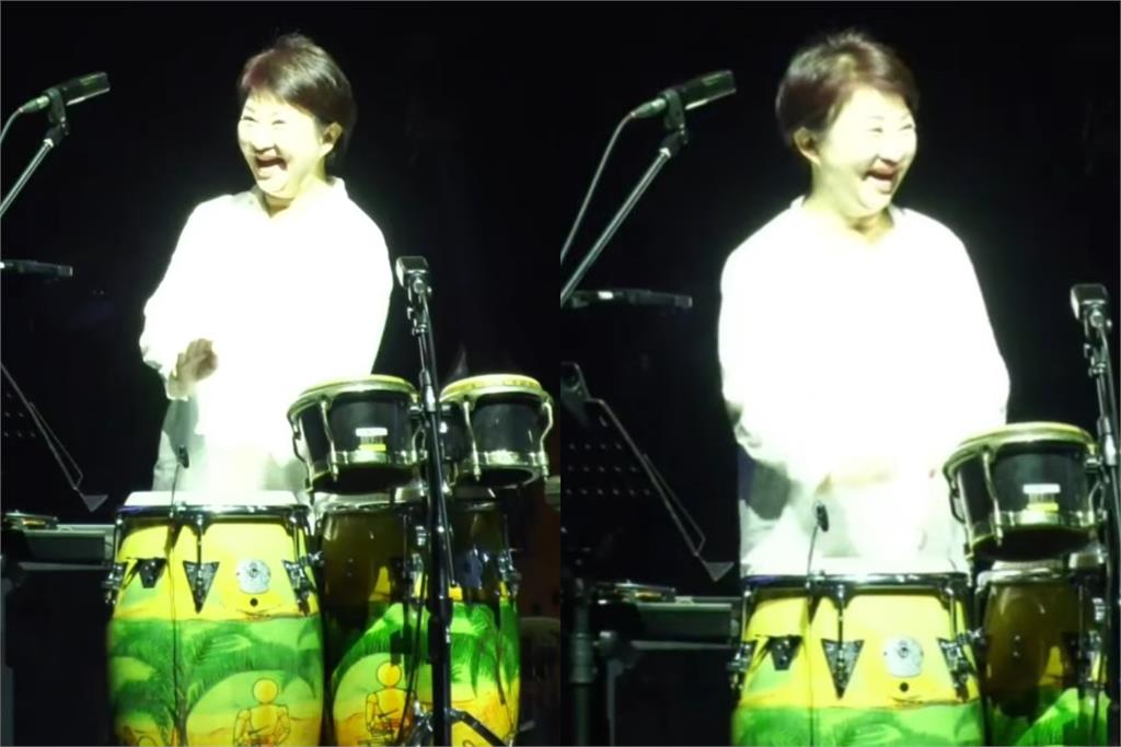 台中音樂節驚傳靈異現象!舞台突現「白衣女子」詭異微笑 一看竟是盧秀燕