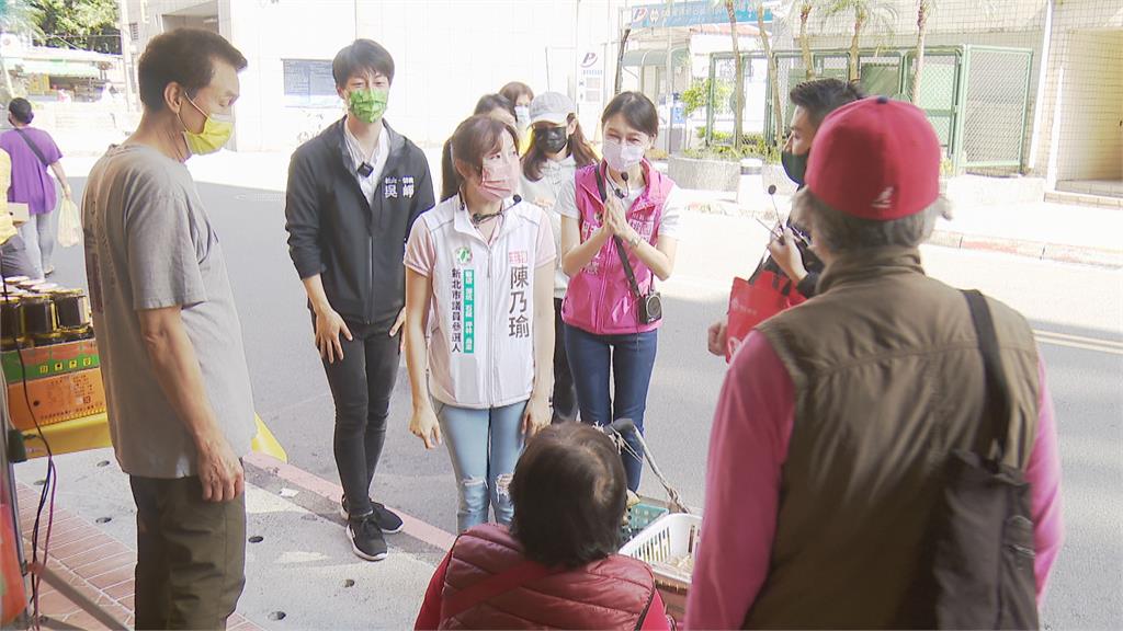 高顏值催票! 吳崢、黃瓊慧跨縣市挺陳乃瑜