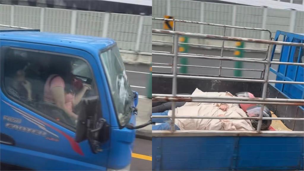 台64線貨車驚見「兩具人體」平躺車斗!畫面曝光網嚇爛:這是屍體?