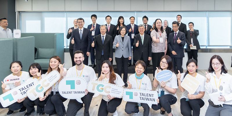 快新聞／國際人才服務及延攬中心啟用　蔡英文：讓台灣成為世界級人才匯聚中心