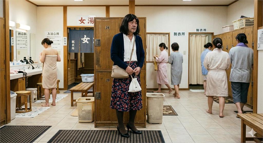 51歲大叔「戴假髮、穿內衣」闖女湯做1事!認了「管不住小頭」:我想看裸體