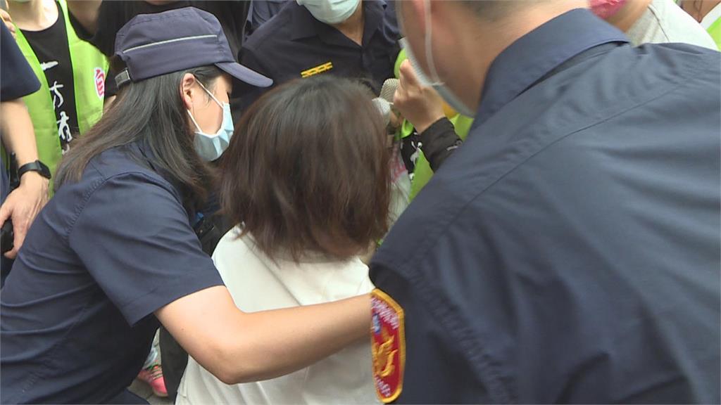社子島開發案環評 自救會陳抗一度要下跪