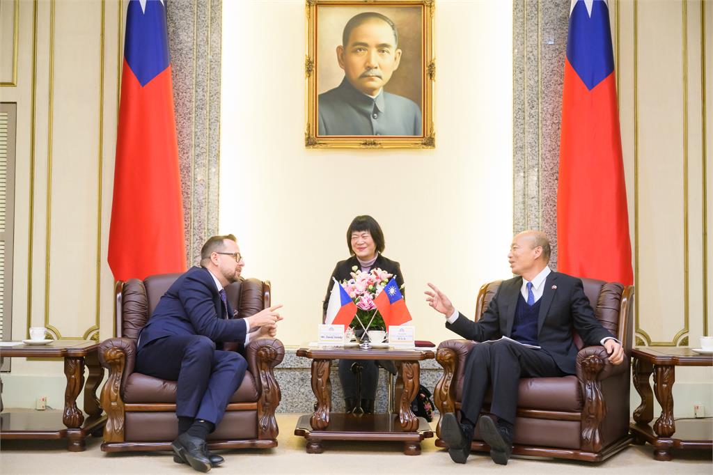 快新聞／接見捷克駐台代表　韓國瑜：台捷是真朋友、盼深化雙邊交流