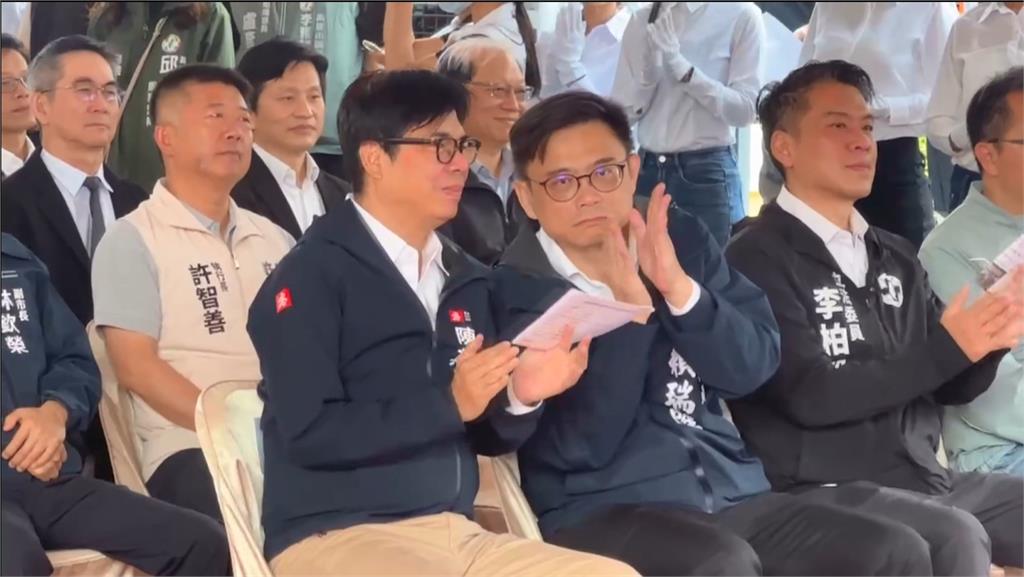 賴瑞隆與陳其邁互動熱絡 卓榮泰:非常美好的畫面