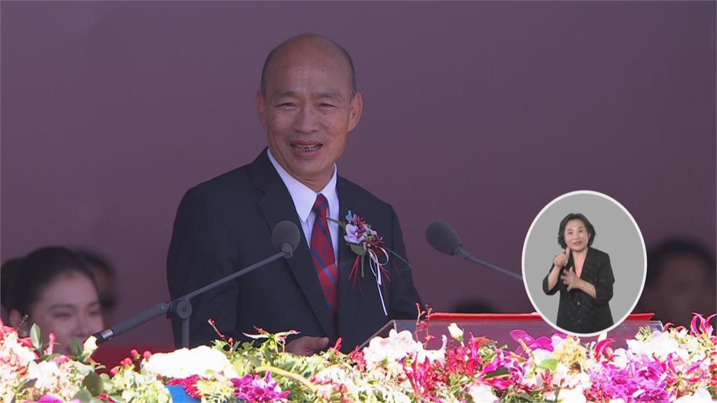 全文/天外飛來一筆!韓國瑜致詞高唱〈國恩家慶〉 向鏟子超人致敬