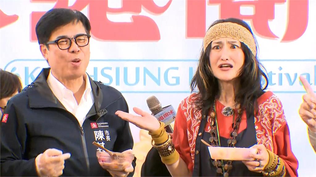 高雄「大港閱冰」活動開跑！　陳其邁端大碗公迎大胃王冠軍