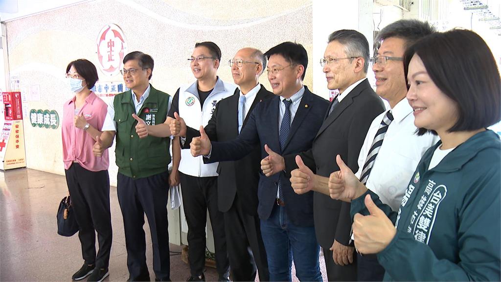 高雄日僑學校外牆斑駁老舊 趙天麟協助爭取經費改善深化台日友好