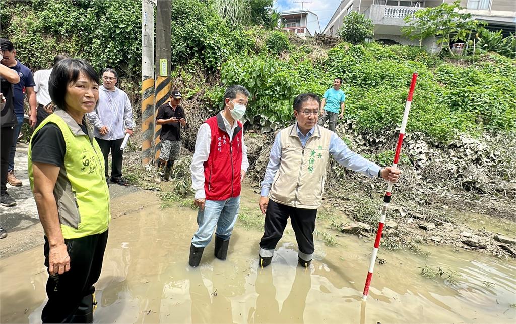 白河降豪雨  黃偉哲：全力協助安置復原