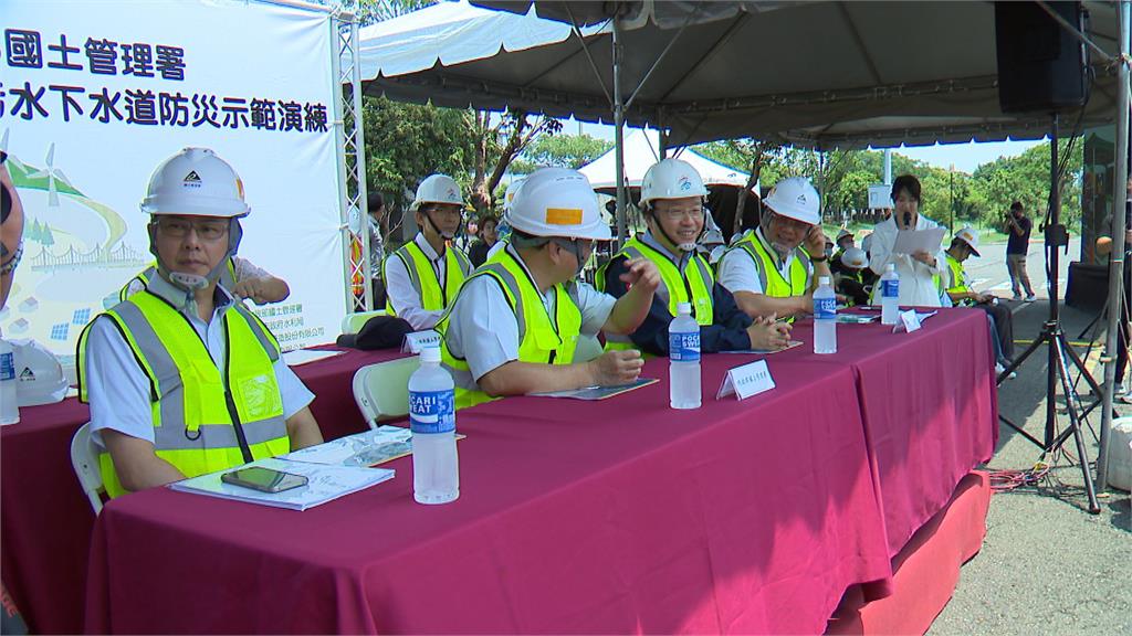 國土署合作高市水利局! 舉辦污水下水道防災演練