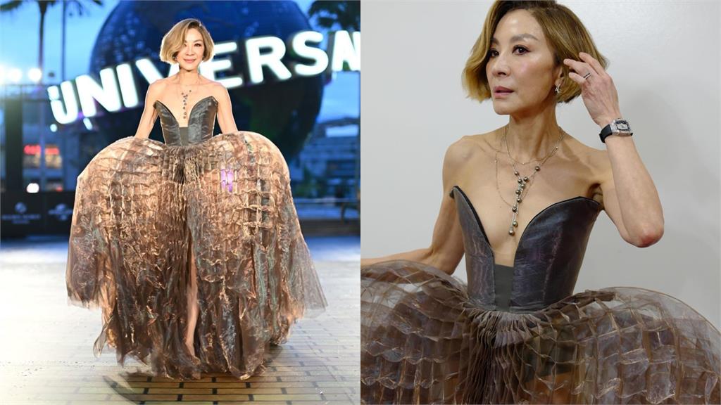 63歲楊紫瓊「中路大開」耍辣走紅毯!網見裙襬「激似1滷味」全笑瘋:突然好台