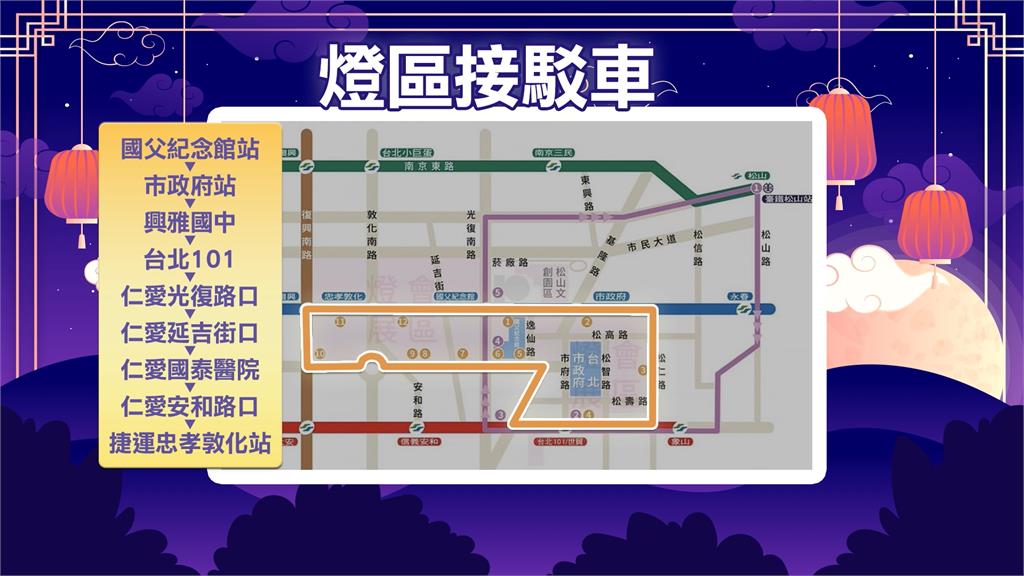 睽違23年　台灣燈會重返台北　燈區從東區到信義區　市府宣布疏運計畫