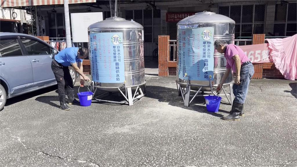 土石流沖毀簡易自來水系統　草屯鎮逾600戶苦無水用