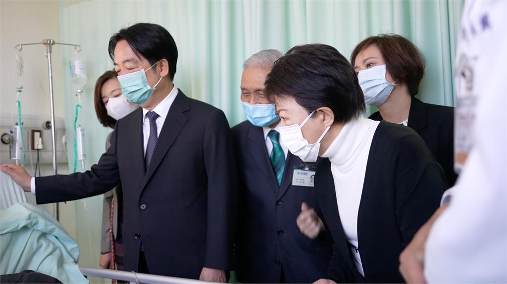 賴總統探視氣爆傷者 要求相關單位做好公共安全