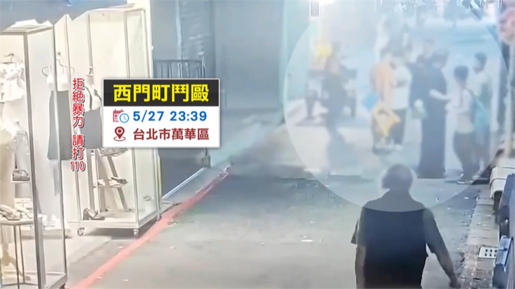 經過西門町嫌路人太吵! 男子大罵還拿椅子攻擊