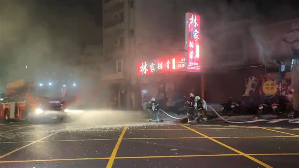 北投林家排骨店氣爆！　疑瓦斯外洩震碎玻璃