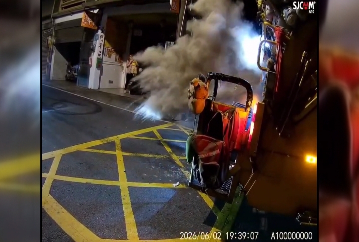 桃園垃圾車傳爆裂聲! "香灰未淋濕"就丟棄釀禍