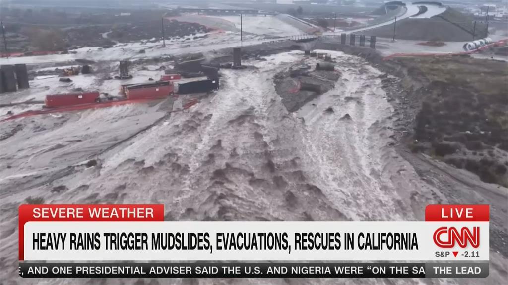 雨雪襲美國！　加州洪水災情慘　東北部將迎強烈降雪