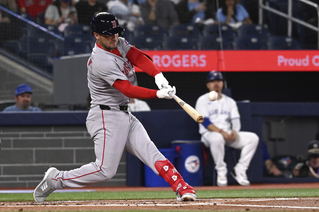 MLB(影)/藍鳥這位投手今天成了人肉餵球機!紅襪開外掛前3局轟5支全壘打