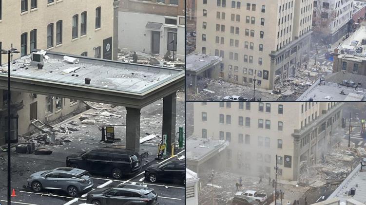 快新聞／德州市中心爆炸「至少11人受傷」　大樓外牆秒變廢墟畫面曝光！