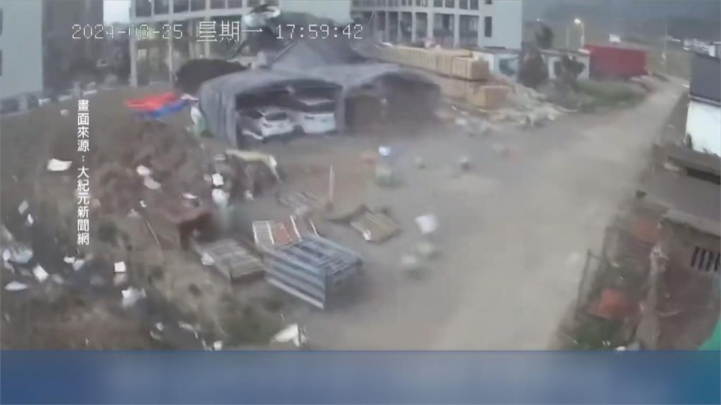 浙江罕見冰雹大如鵝蛋 砸毀上千輛車輛